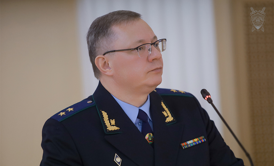 2023-10-10 Генеральный прокурор А.Швед выступает перед руководящим составом Министерства обороны Беларуси (7).JPG