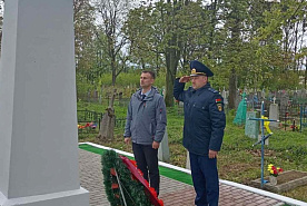 Фашисты расстреляли их 80 лет назад: прокурор Пружанского района почтил память «смолянских молодогвардейцев»